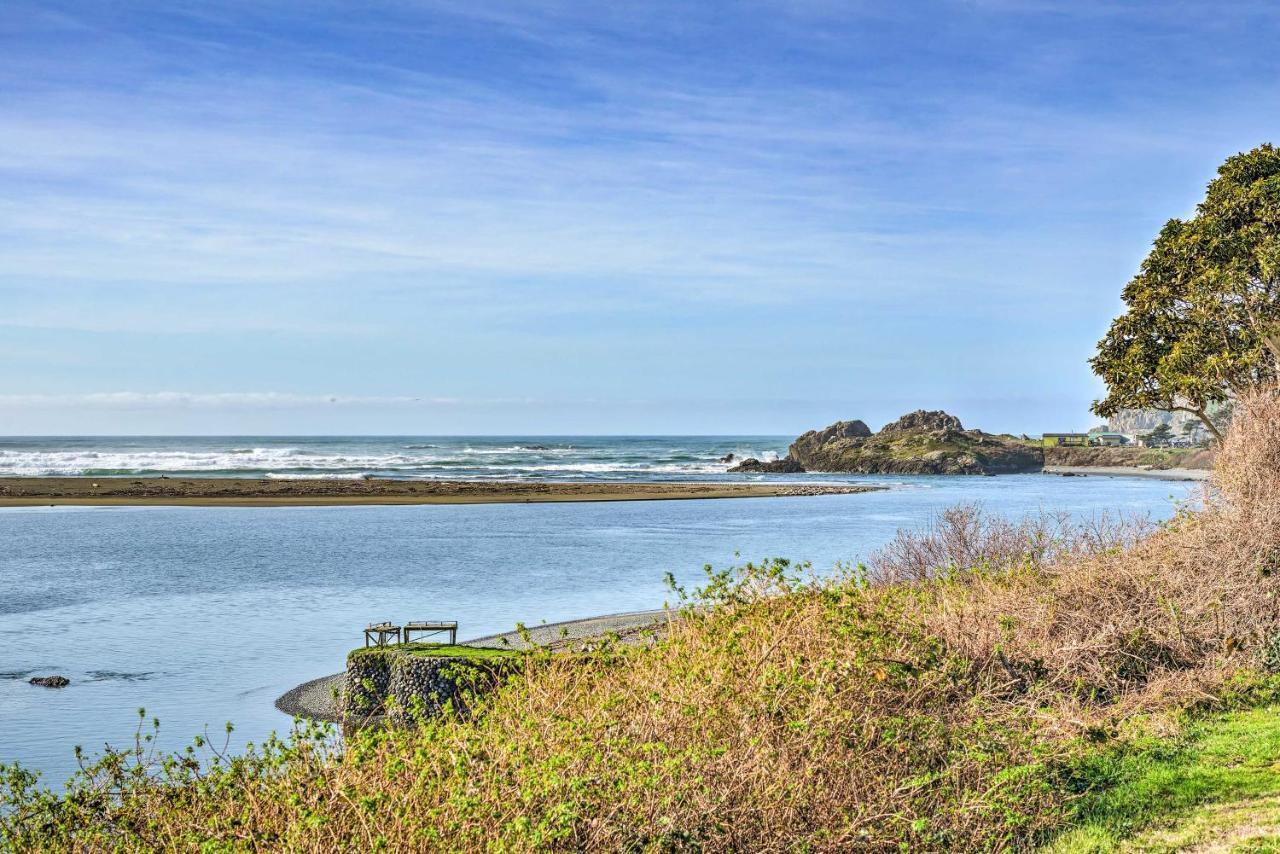 Smith River Vintage Cabin Oceanfront Deck And Views Luaran gambar